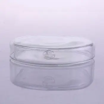 стеклянная 60-миллиметровая многоразовая тканевая чашка для культуры Петри с крышкой для химической лаборатории