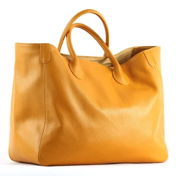 Сумка-тоут большого размера для женщин, сумки и кошельки из натуральной кожи, коричневая Большая сумка для покупок, женская дорожная сумка 2021, Новинка