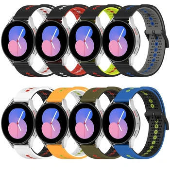 Универсальный 22-мм разноцветный силиконовый ремешок для Suunto 9 Peak Pro, водонепроницаемый сменный браслет для умных часов, спортивный браслет