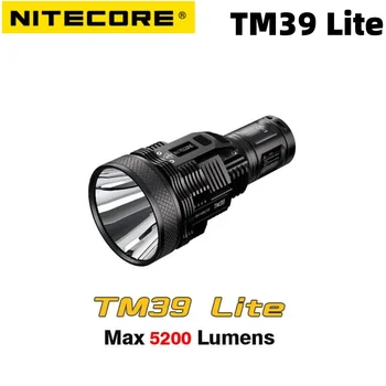 Фонарик NITECORE TM39 Lite LUMINUS SBT-90 GEN2 LED OLED Дисплей Перезаряжаемый дальнобойный фонарь 1500 метров Охотничий Наружный SerchLight