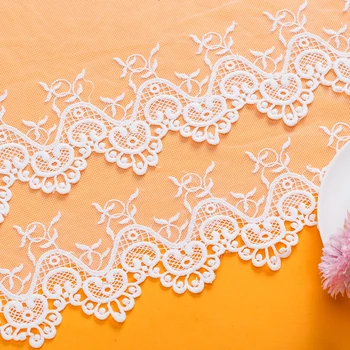 Хлопчатобумажная кружевная отделка с цветочной сеткой, Платье для одежды 