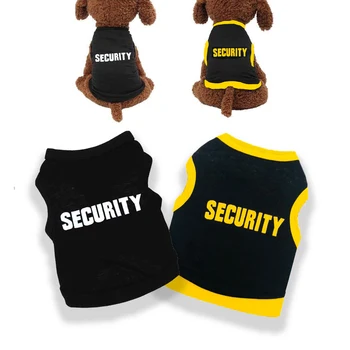 Хлопчатобумажная рубашка для собак, Защитная футболка для маленьких собак, Одежда для домашних животных, защитный жилет для кошек
