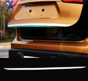 Хромированная Крышка Задней двери Подходит Для Nissan Qashqai 2014 2015 2016-2020 Отделка Заднего Багажника Молдинг Безель Стайлинг Наклейка Гарнир